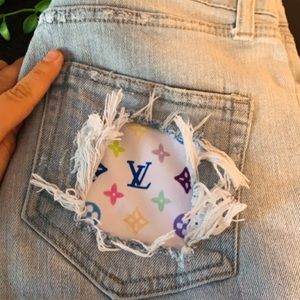 Louis Vuitton pocket jeans